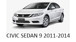 Androidos autós navigáció Honda Civic Sedan 9. generáció 2011-2014