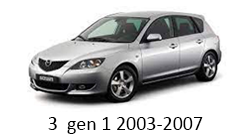 Androidos autós navigáció Mazda 3 1. generáció 2003-2007