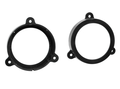 Inele adaptare difuzor 130mm uși față + spate Dacia Logan (2006-2009), Dacia Sandero (2008), Renault Megane III Z (2008-2014), Renault Wind (2010-2013) – plug & play