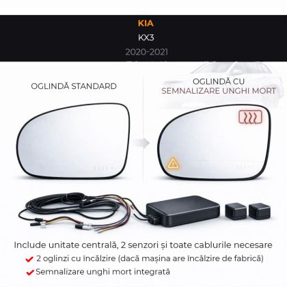 Oglinda dedicata Kia-8 2020-2021 Kia KX3 BSD Blue Mirror
