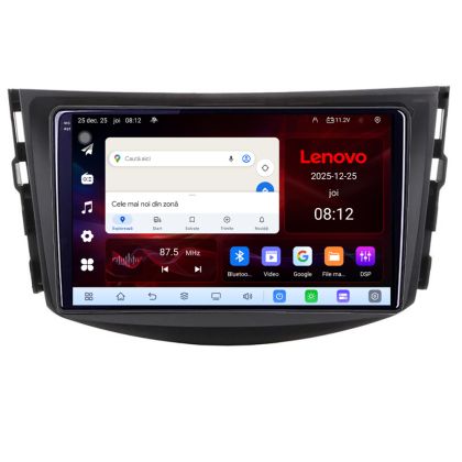 Navigatie Toyota RAV4 Lenovo Kit-018 8 Core 2.2 Ghz 8+128 Qled Incell 1K Android 360 Carplay DSP AHD 1080P ADAS 4G Wifi 5Ghz Bluetooth PRO