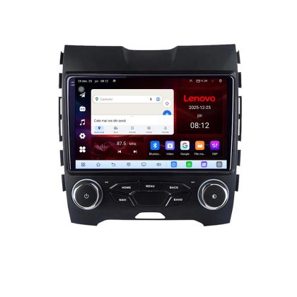 Navigatie Ford Edge 2015-2021 midline Lenovo Kit-edge-mid 8 Core 2.2 Ghz 8+128 Qled Incell 1K Android 360 Carplay DSP AHD 1080P ADAS 4G Wifi 5Ghz Bluetooth PRO