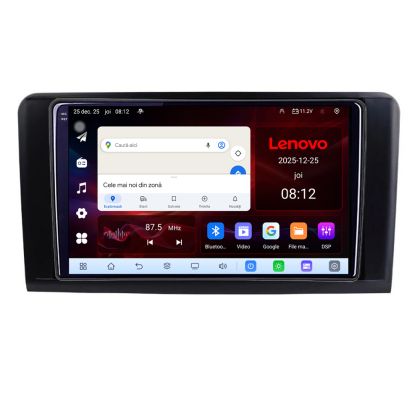 Navigatie Mercedes ML GL Lenovo Kit-213 8 Core 2.2 Ghz 8+128 Qled Incell 1K Android 360 Carplay DSP AHD 1080P ADAS 4G Wifi 5Ghz Bluetooth PRO