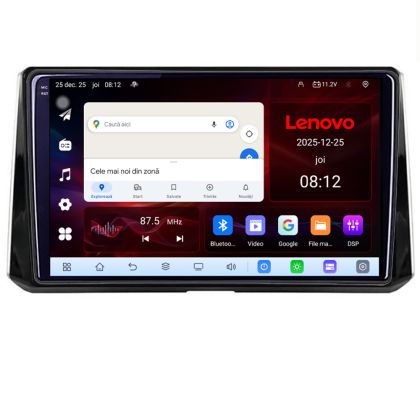 Navigatie Toyota Corolla 2019- Lenovo Kit-388-levin 8 Core 2.2 Ghz 8+128 Qled Incell 1K Android 360 Carplay DSP AHD 1080P ADAS 4G Wifi 5Ghz Bluetooth PRO