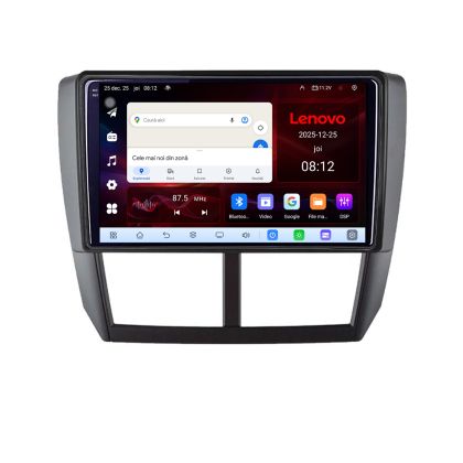Navigatie Subaru Forester 2007-2013 Lenovo Kit-SU01 8 Core 2.2 Ghz 8+128 Qled Incell 1K Android 360 Carplay DSP AHD 1080P ADAS 4G Wifi 5Ghz Bluetooth PRO
