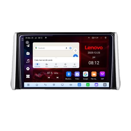 Navigatie Toyota RAV4 2018 8 Core 2.2 Ghz 8+128 Qled Incell 1K Android 360 Carplay DSP AHD 1080P ADAS 4G Wifi 5Ghz Bluetooth PRO v1 Lenovo
