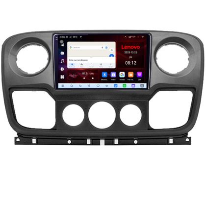 Navigatie Opel Movano, Renault Master 2010-2021 8 Core 2.2 Ghz 8+128 Qled Incell 1K Android 360 Carplay DSP AHD 1080P ADAS 4G Wifi 5Ghz Bluetooth PRO v1