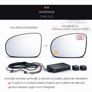 Oglinda dedicata Kia-4 2018-2025 Kia Sportage BSD Blue Mirror