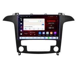 Navigatie Ford S-Max 2008-2012 Lenovo Kit-003 8 Core 2.2 Ghz 8+128 Qled Incell 1K Android 360 Carplay DSP AHD 1080P ADAS 4G Wifi 5Ghz Bluetooth PRO