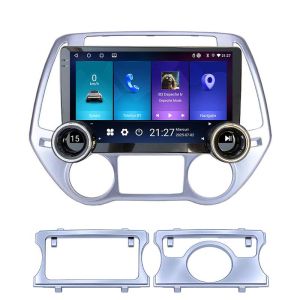 Navigáció Hyundai I20 2011-2014 manuális és automata Edotec 4+64 10.5 hüvelykes Incell 1K android Wifi 5Ghz gps internet Kit-i20-2012