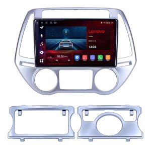 Navigatie Hyundai i20 gen 1 2008-2013, Lenovo Ultra Original, Qualcomm 8-Core, 4G, Camera 360, CarPlay Wireless, 4+64GB, 9"