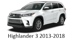 Lumini Ambientale Toyota Highlander gen 3 2013-2018