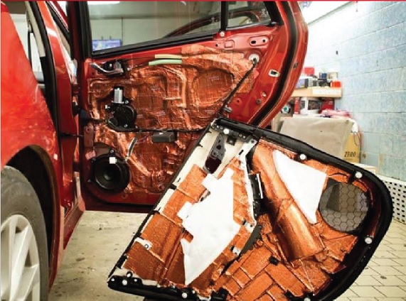 Aplicare vibro pe fața de ușă (plastic)