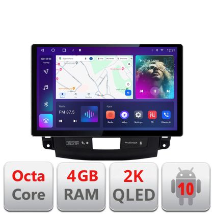 Dedikált navigáció Mitsubishi Outlander 2010 N-056 Edonav képernyő 13" 2K 4+32 Android Waze USB navigáció 4G 360 Toslink Youtube V2