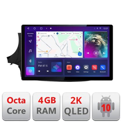 Dedikált navigáció Opel Mokka 2016- N-MOKKA2 Edonav képernyő 13" 2K 4+32 Android Waze USB navigáció 4G 360 Toslink Youtube Rádió V1