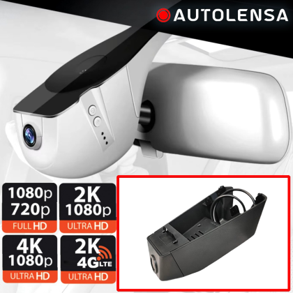 Volvo XC40 Electric 2021-24 DVR kamera, 1080p elülső kamera Autolensa, 24/7 modell Fekete VVEVV10