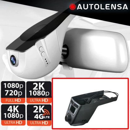 DVR kamera BMW X5/X6 F15/F16 FL 2017-18, első kamera 1080p Autolensa, 24/7 modell Fekete BMW09