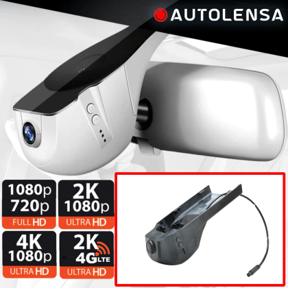 DVR kamera BMW 3-as széria F30,F31,F32, 3 GT F34 2011-19 alacsony, első kamera 1080p Autolensa, 24/7 modell Fekete BMW01