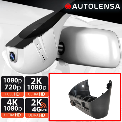 Jeep DVR kamera Jeep, Chrysler modellek 2015-18, Első kamera 1080p Autolensa, 24/7 modell fekete JEEP02