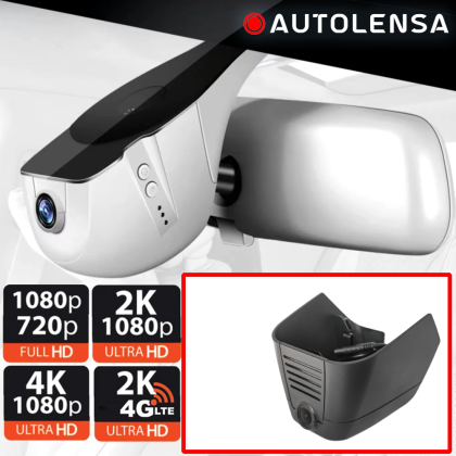 Jaguar XE/XF 2023- DVR kamera, 1080p elülső kamera Autolensa, 24/7 modell Fekete ELH14