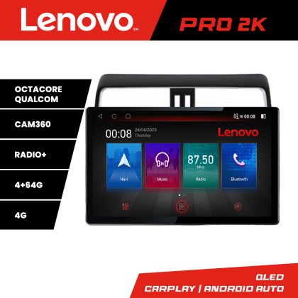 Navigáció Toyota Prado J150 2018- K-1065 Lenovo PRO 4+64 13 hüvelykes 2K android 4G DSP gps internet