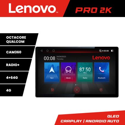Navigáció Toyota Verso 2010-2016 K-133 Lenovo PRO 4+64 13 hüvelykes 2K android 4G DSP gps internet