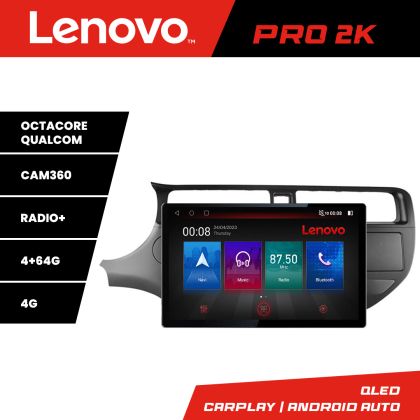 Navigáció Kia Rio 2012- K-204 Lenovo PRO 4+64 13 hüvelykes 2K android 4G DSP gps internet 8Core v1
