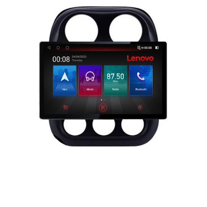 Navigáció Jeep Compass 2010-2016 Kézikönyv K-2500 Lenovo PRO 4+64 13 hüvelykes 2K android 4G DSP gps internet 32