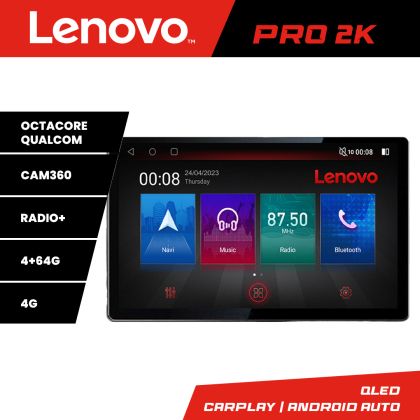 Navigáció Fiat 500L 2012-2017 K-500L Lenovo PRO 4+64 13 hüvelykes 2K android 4G DSP gps internet C