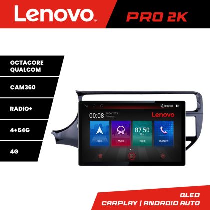 Navigáció Kia Rio K-504 Lenovo PRO 4+64 13 hüvelykes 2K android 4G DSP gps internet 8Core