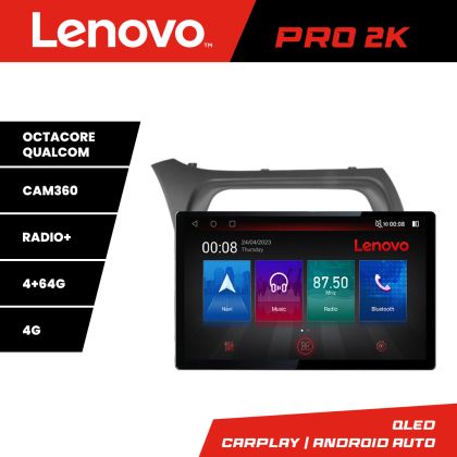 Navigáció Honda Civic Hatchback 2006-2012 K-ferdehátú Lenovo PRO 4+64 13 hüvelykes 2K android 4G DSP gps internet és GPS WIF