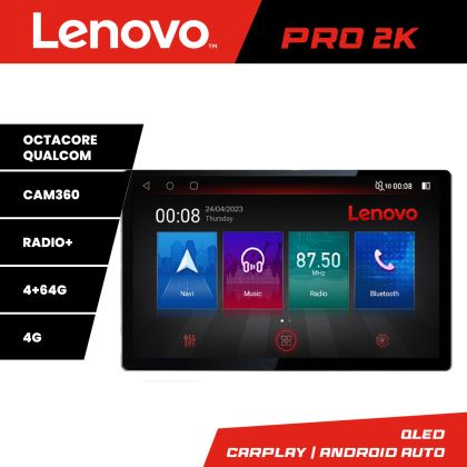 Navigáció Toyota Land Cruiser L100 2002-2008 K-l100 Lenovo PRO 4+64 13 hüvelykes 2K android 4G DSP gps internet v1