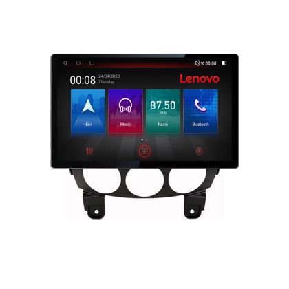 Navigáció Mazda 2 2007-2013 Lenovo PRO 4+64 13 hüvelykes 2K android 4G DSP gps internet Kit-mazda2