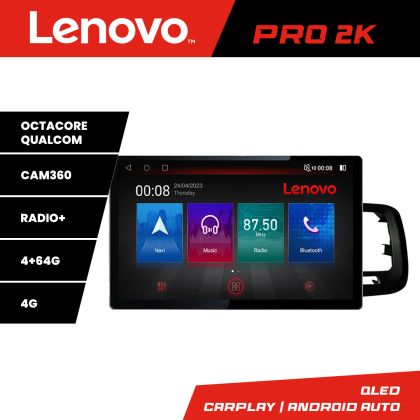 Dedikált navigáció Volvo S60 2008-2014 K-s60-08 Lenovo PRO 4+64 13 hüvelykes 2K android 4G DSP gps internet