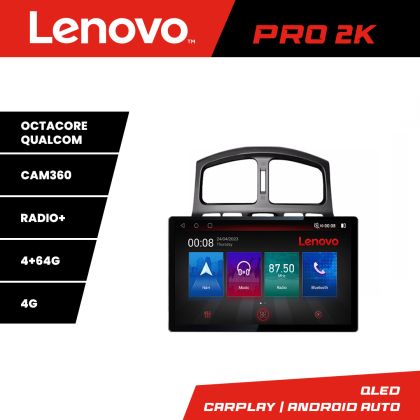 Navigáció Hyundai Santa Fe 2000-2006 Lenovo PRO 4+64 13 hüvelykes 2K android 4G DSP gps internet C