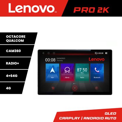 Navigáció Toyota Auris 2013-2017 K-auris15 Lenovo PRO 4+64 13 hüvelykes 2K android 4G DSP gps internet
