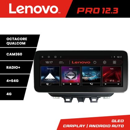 Navigatie Hyundai Tucson 2019 K-1135 Lenovo PRO 4+64 12.3 inch qled android 4G DSP gps internet 
