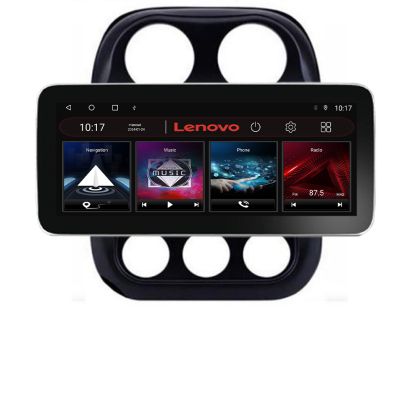 Navigáció Jeep Compass 2010-2016 kézikönyv K-2500 Lenovo PRO 8+256 12.3 hüvelykes qled android 4G DSP gps internet 32