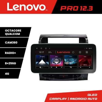 Navigáció Toyota Landcruiser L200 V8 2008-2020 K-381-type-a Lenovo PRO 8+256 12,3 hüvelykes qled android 4G DSP gps internet