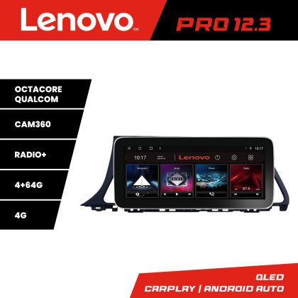 Navigáció Hyundai Sonata Új K-417 Lenovo PRO 4+64 12,3 hüvelykes qled android 4G DSP gps internet Cor