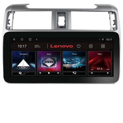 Navigáció Toyota 4runner 2009-2019 Lenovo PRO 4+64 12,3 hüvelykes qled android 4G DSP gps internet KIT-4runner