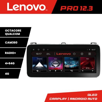 VW Tiguan navigáció 2016 után K-5883 Lenovo PRO 4+64 12.3 hüvelykes qled android 4G DSP gps internet C