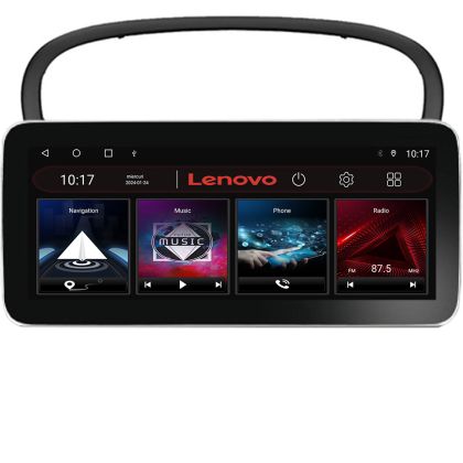 Navigatie Peugeot 607 Lenovo PRO 4+64 12.3 inch qled android 4G DSP gps internet  Kit-607