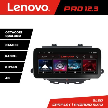 Navigáció Opel Astra K K-ASTRAK Lenovo PRO 8+256 12,3 hüvelykes qled android 4G DSP gps internet 8Core
