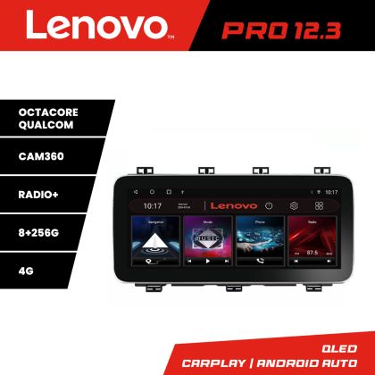 Navigáció Toyota Auris 2013-2017 K-auris15 Lenovo PRO 8+256 12,3 hüvelykes qled android 4G DSP gps internet