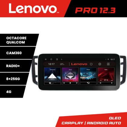 Navigáció vw crafter 2018- K-CRAFTER Lenovo PRO 8+256 12.3 hüvelykes qled android 4G DSP gps internet C