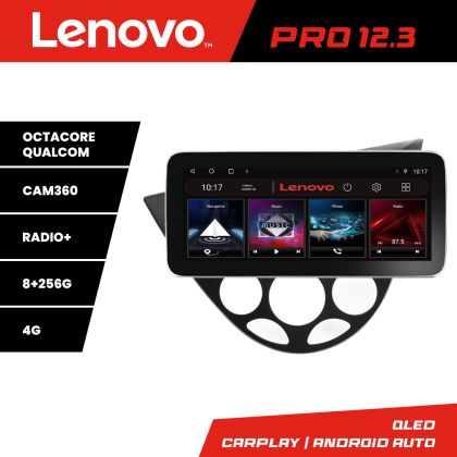 Navigáció Ford Focus 1 1998-2004 Lenovo PRO 8+256 12,3 hüvelykes qled android 4G DSP gps internet kit-focus1