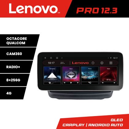 Navigatie Hyundai Genesis K-GENESYS Lenovo PRO 8+256 12.3 inch qled android 4G DSP gps internet 