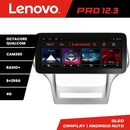 Navigáció Jeep Gran Cherokee 2011-2013 K-grche Lenovo PRO 8+256 12,3 hüvelykes qled android 4G DSP gps internet 32