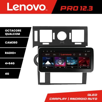Navigatie Hummer H2 2008-2010 Lenovo PRO 4+64 12.3 inch qled android 4G DSP gps internet  8Core
